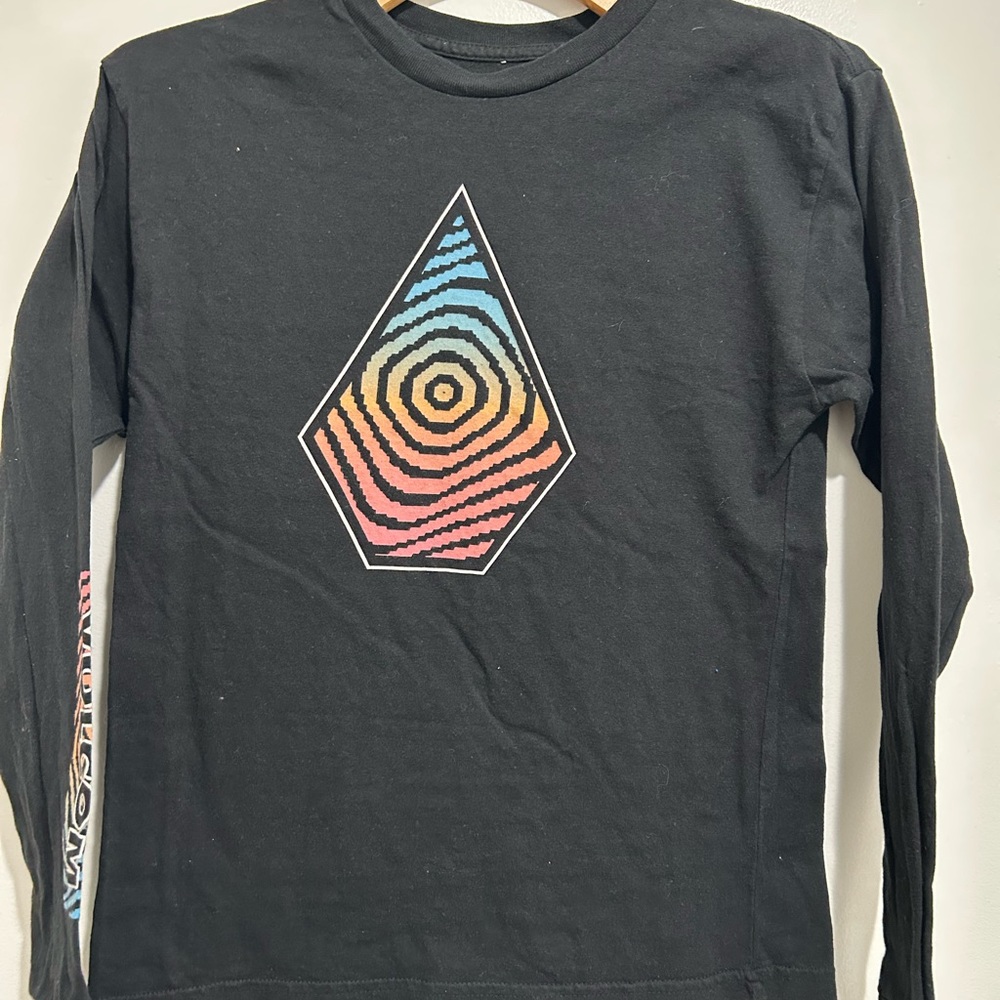 Volcom Boys Black Long Sleeve Shirt